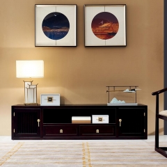 槿漫轩家具 电视柜 新中式 东南亚红檀木