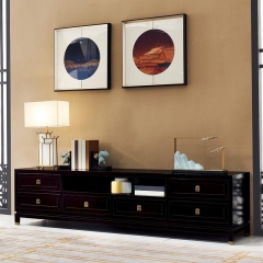 槿漫轩家具 电视柜 新中式 东南亚红檀木