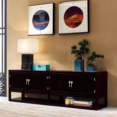 槿漫轩家具 电视柜 新中式 东南亚红檀木