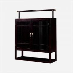 槿漫轩家具 鞋帽收纳柜 新中式 东南亚红檀木